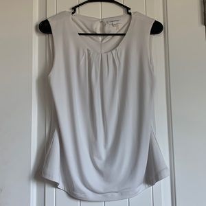 Calvin Klein White Business Casual Top